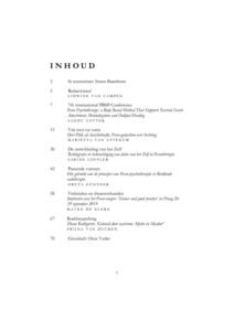 Tijdschrift voor Pesso psychotherpie 2019 1 pdf - Tijdschrift voor Pesso psychotherpie 2019 - 1